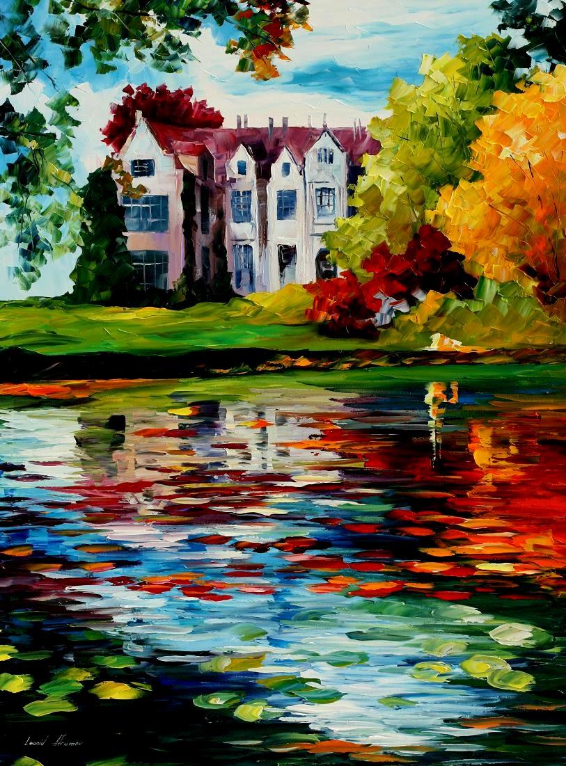 CRAWLEY - WEST SUSSEX, ENGLAND  oil painting on canvas