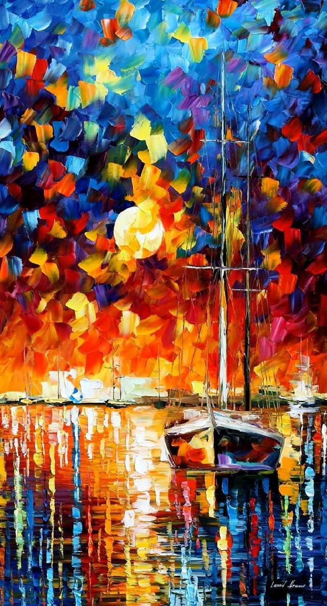 HIDDEN SUN  oil painting on canvas