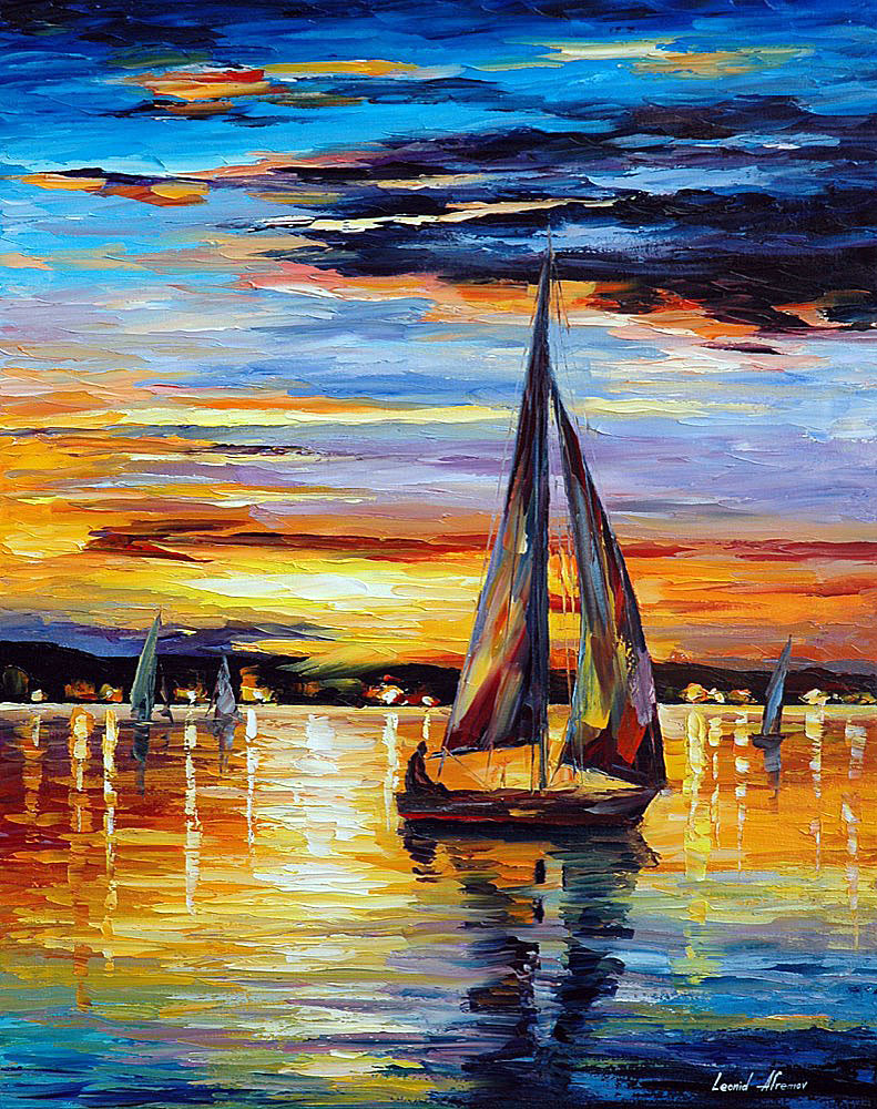 INSIDE SEAS CRADLE  oil painting on canvas