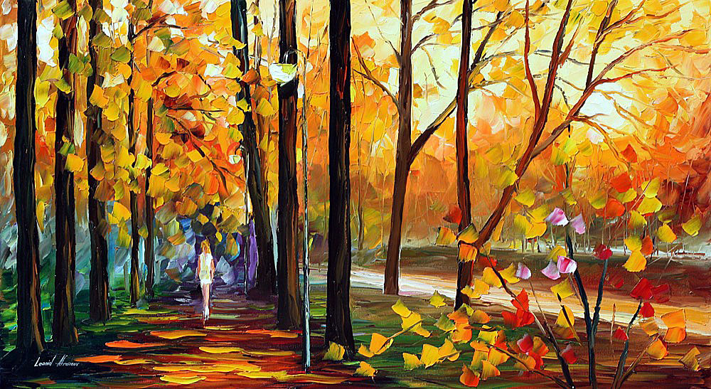 INNOCENCE OF AUTUMN  oil painting on canvas