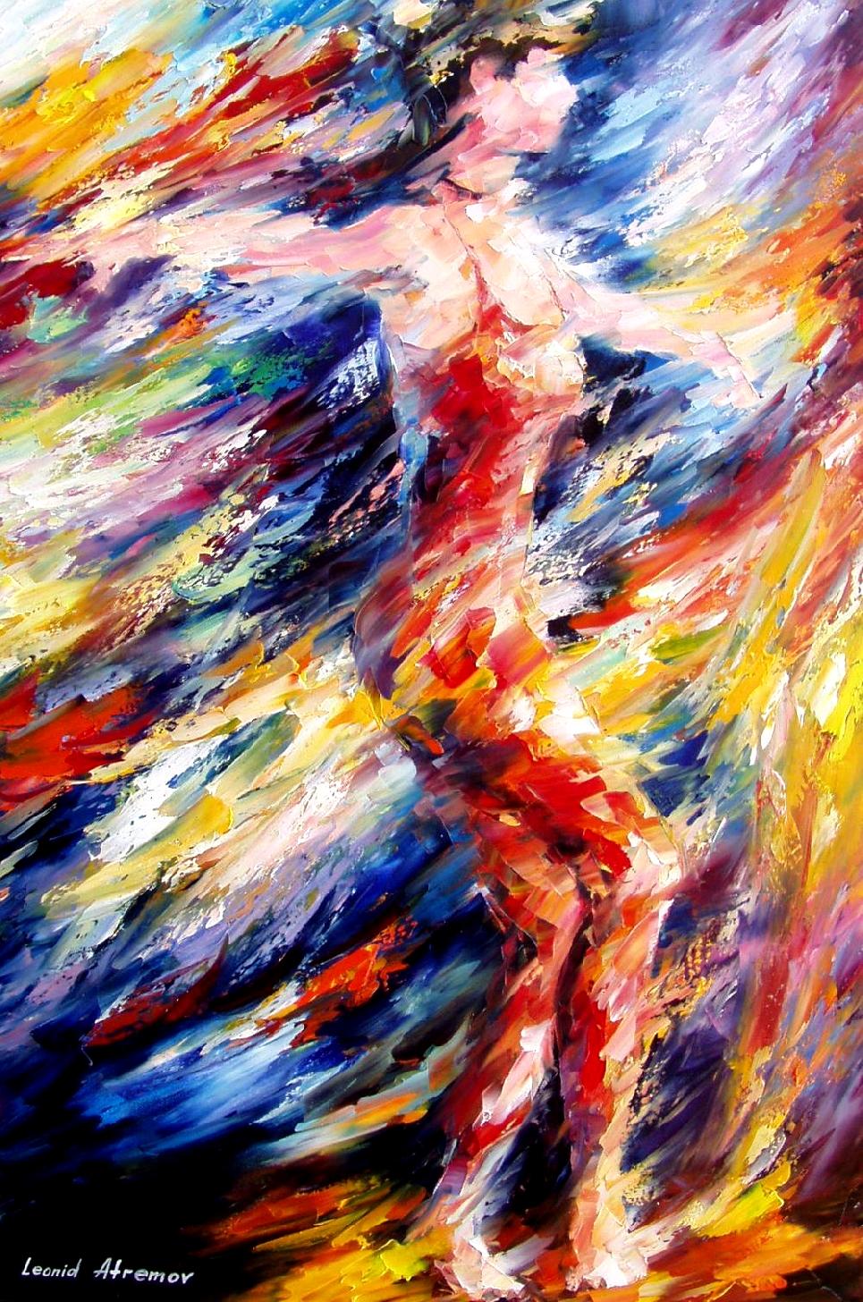 LOST IN RHYTHM  oil painting on canvas