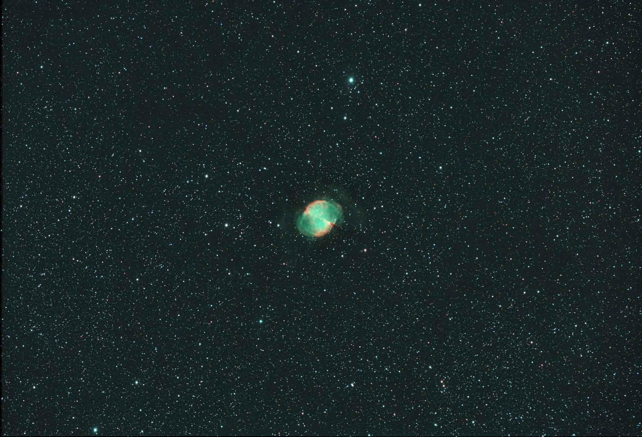 M27 - The Dumbell Nebula in Vulpecula 14-Jun-2020