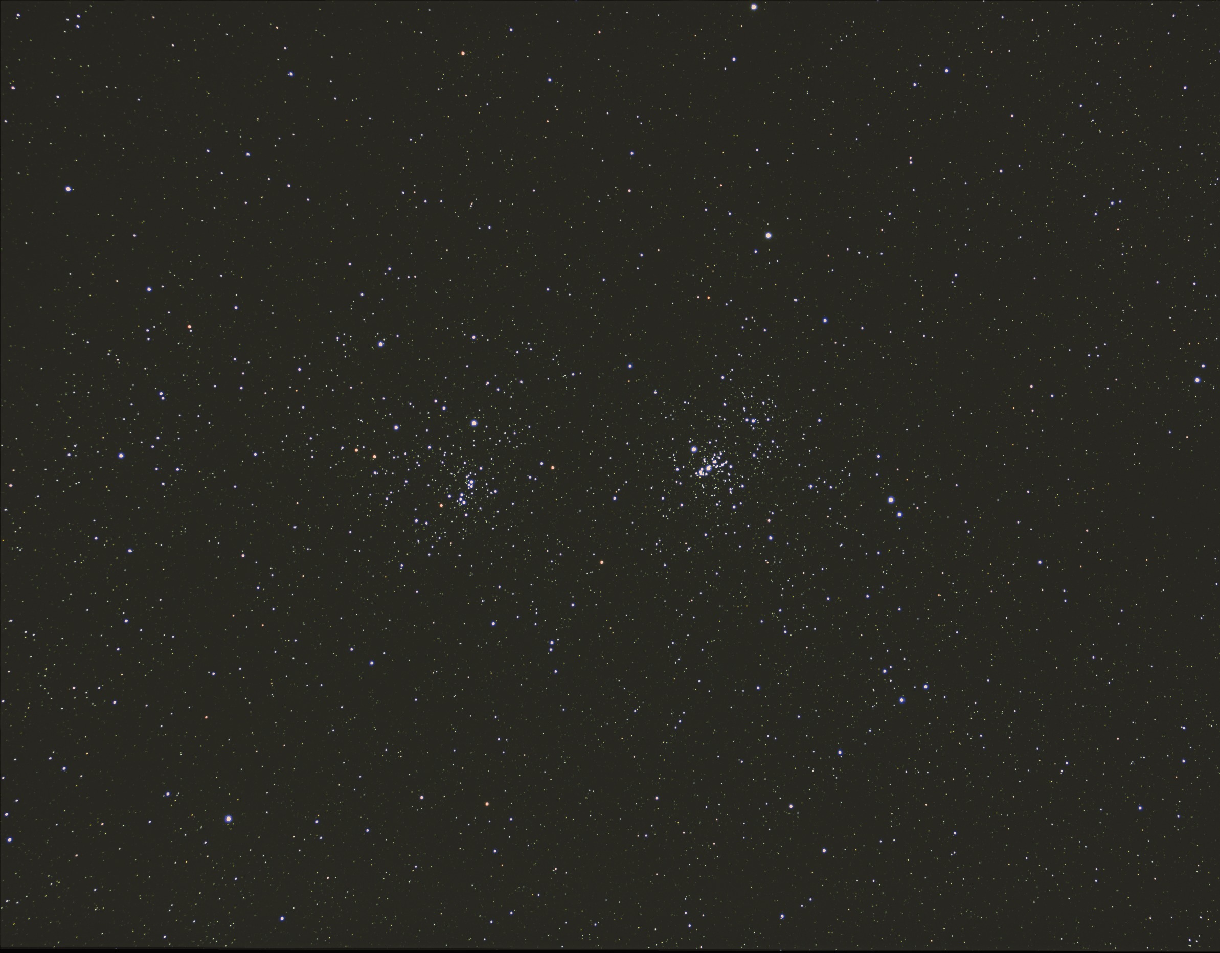 NGC884 (l) and 869 (r) - Double Cluster in Perseus 31-Oct-2022