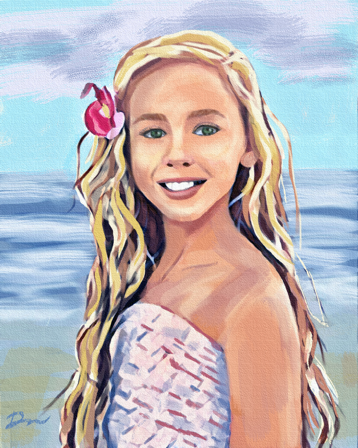 Young Maddison  Original 16x20 (SOLD)