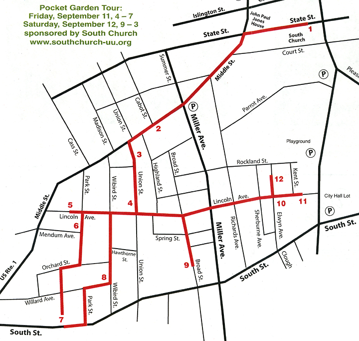 Walking map.