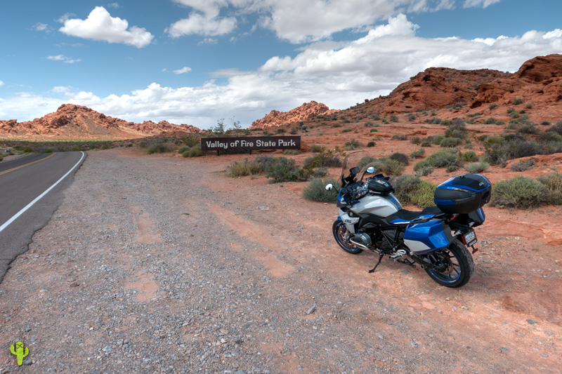 Valley of Fire on the R1200RS
