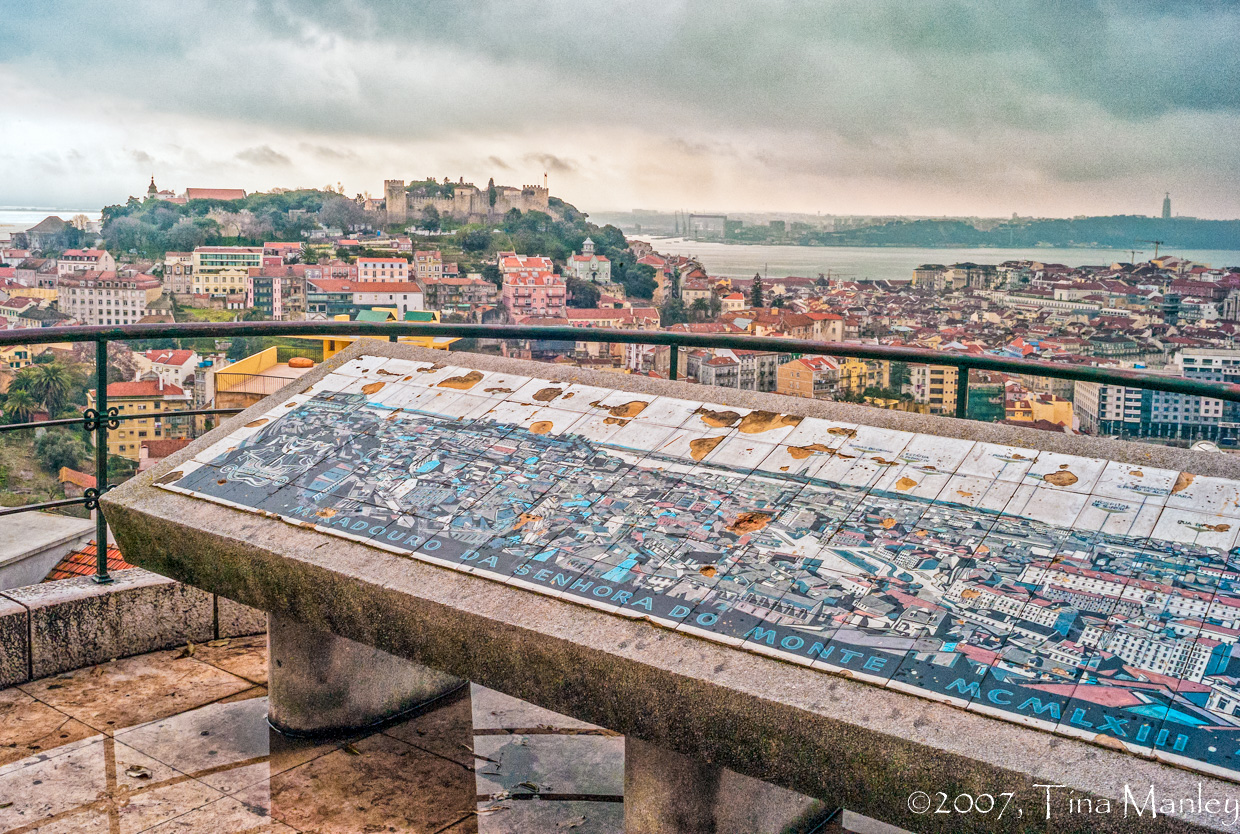 Lisbon, Portugal, Skyline from Mirador