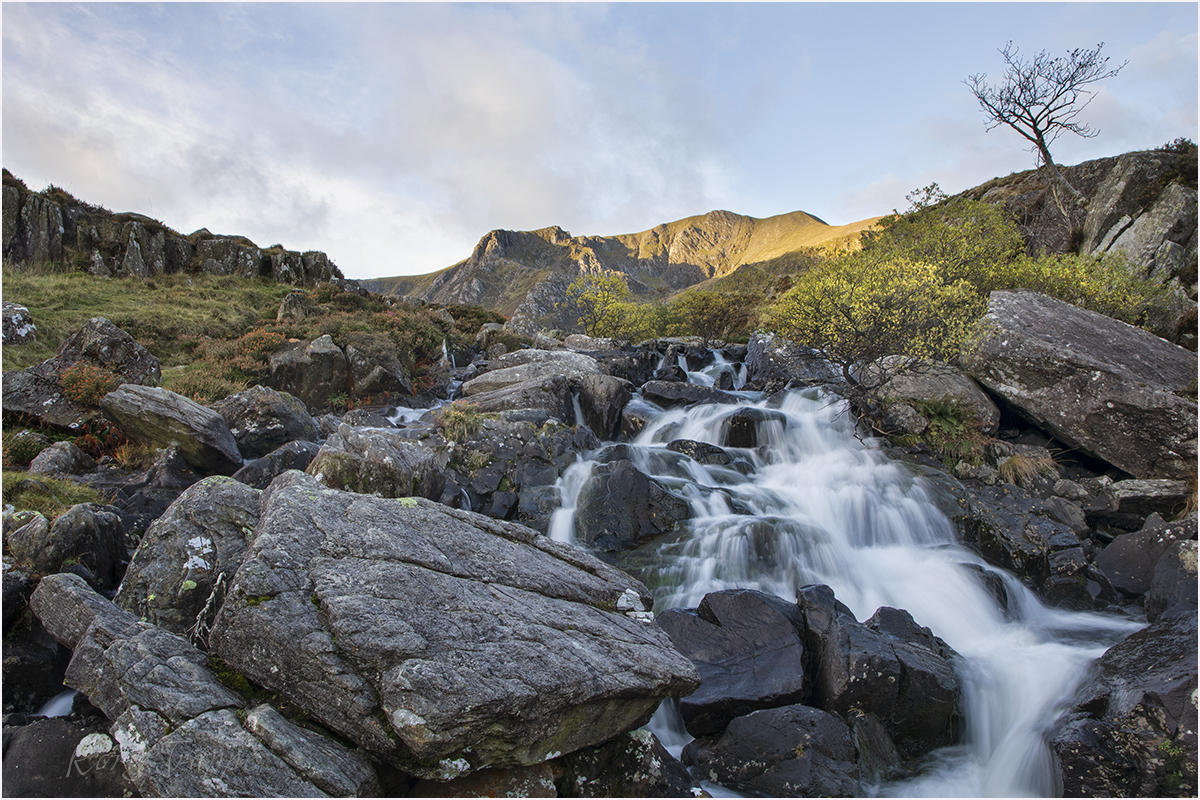 Cwm Idwal waterfall