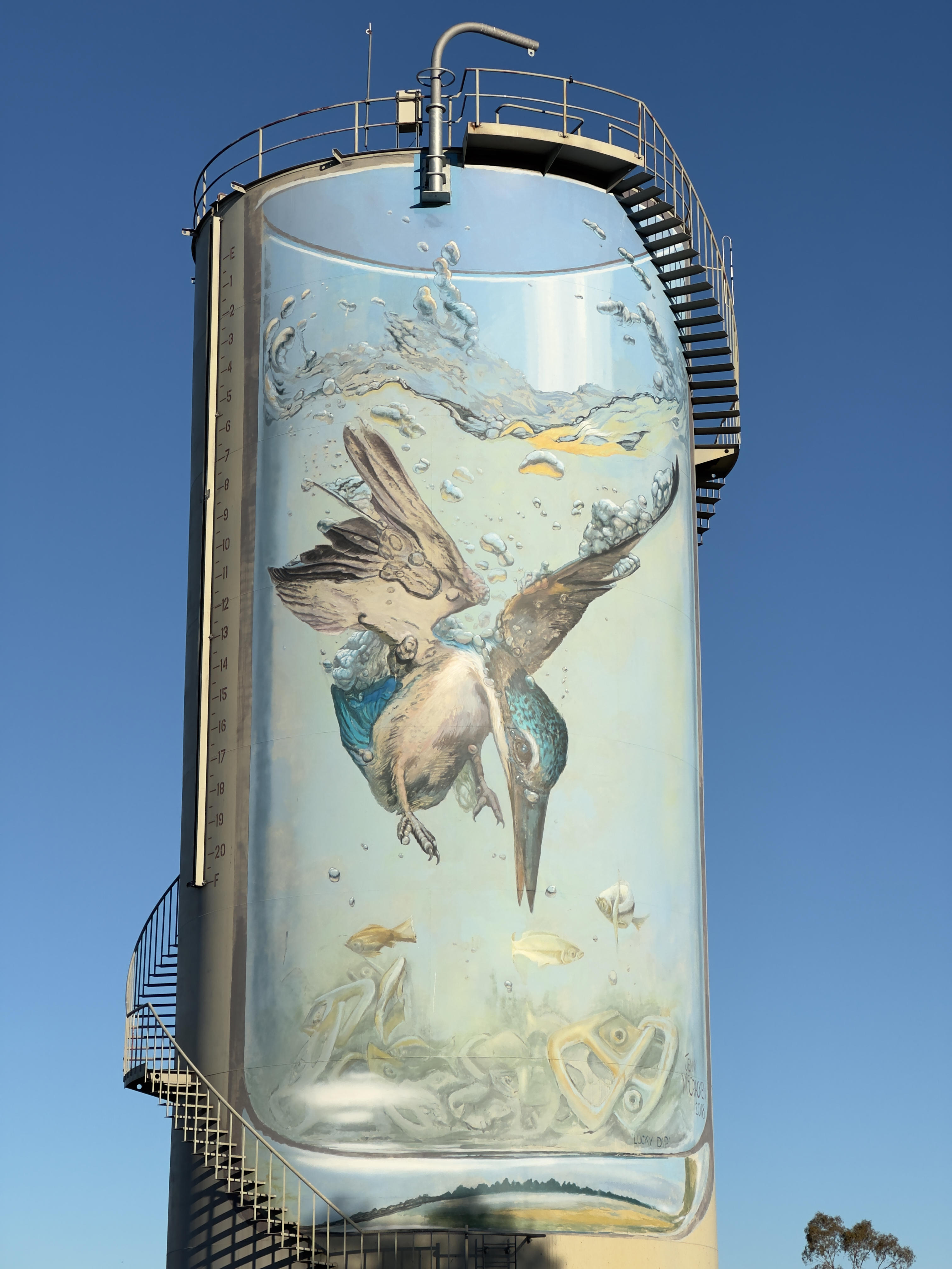 Gulargambone Water Tower Art