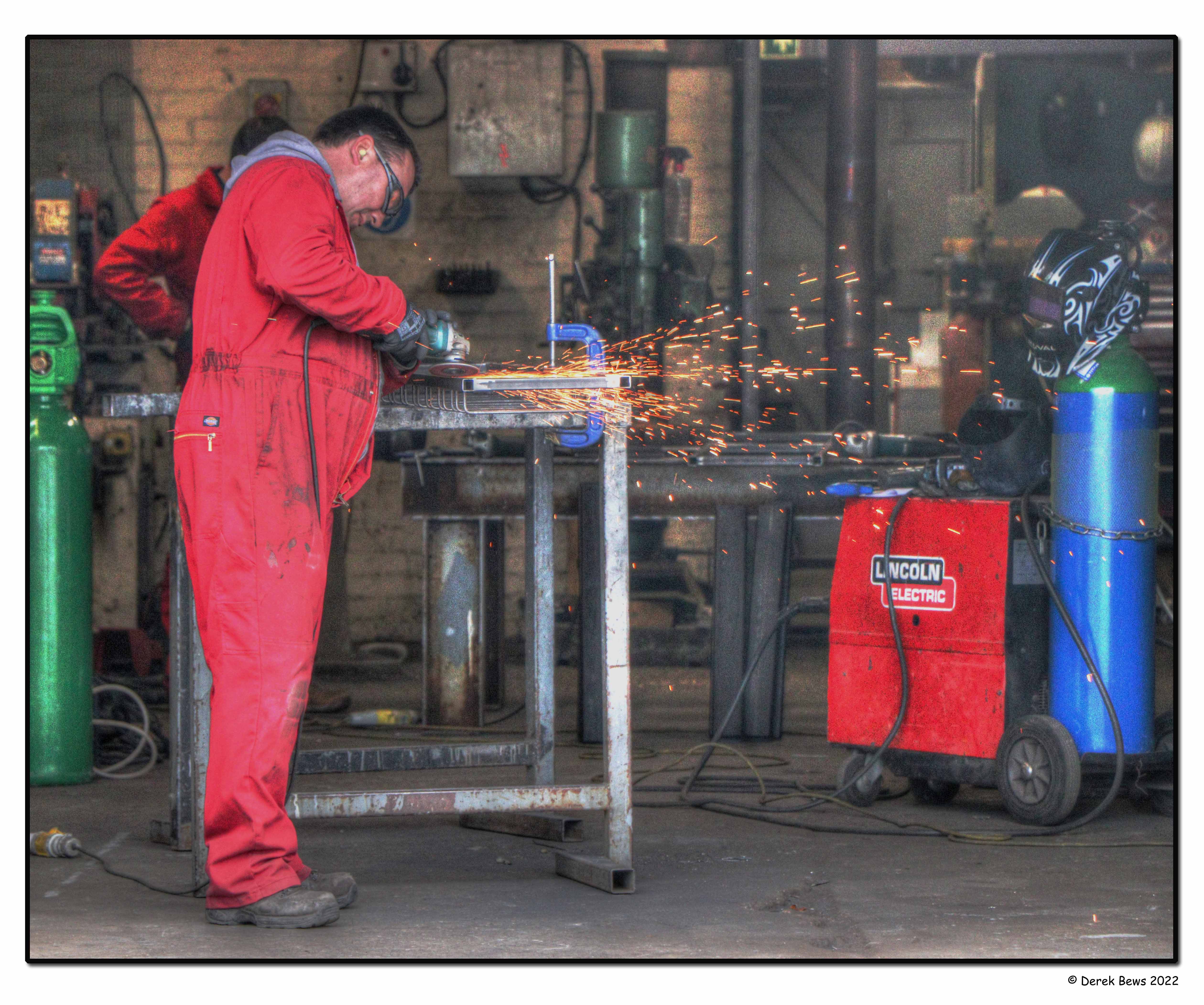 Welder At Work