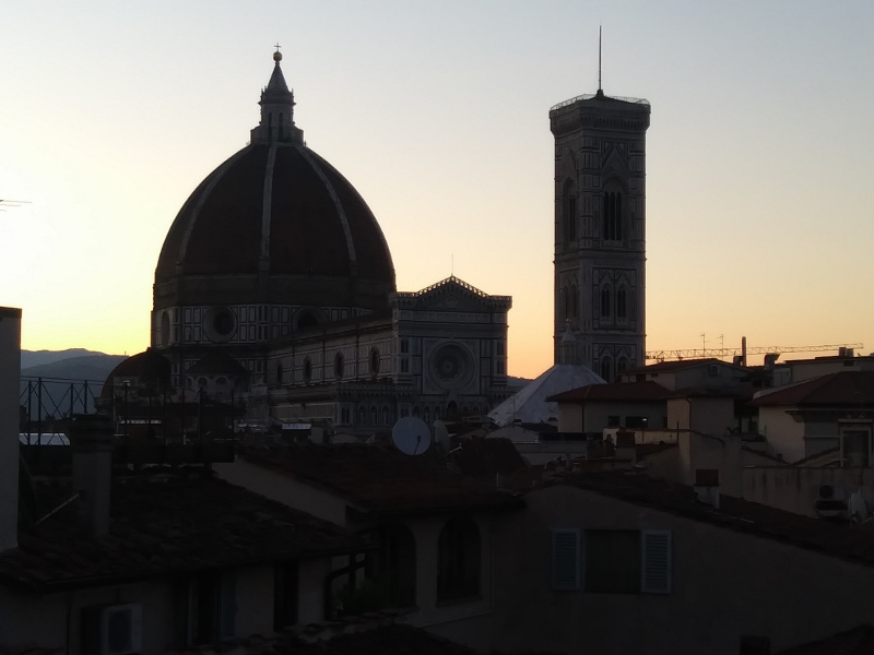  Our Terrace view at dusk