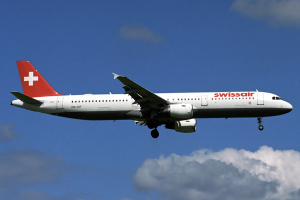 SWISSAIR AIRBUS A321 ZRH RF 1300 31