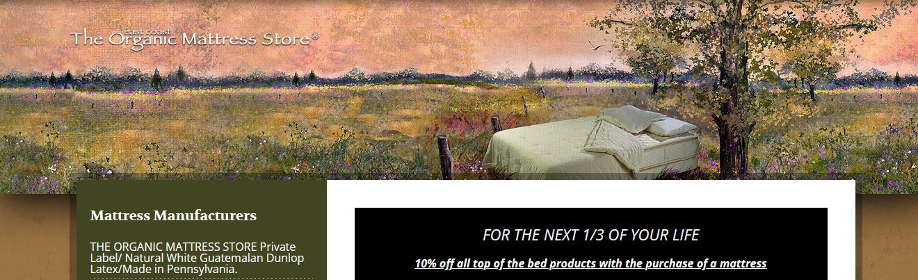 Organic mattress latex