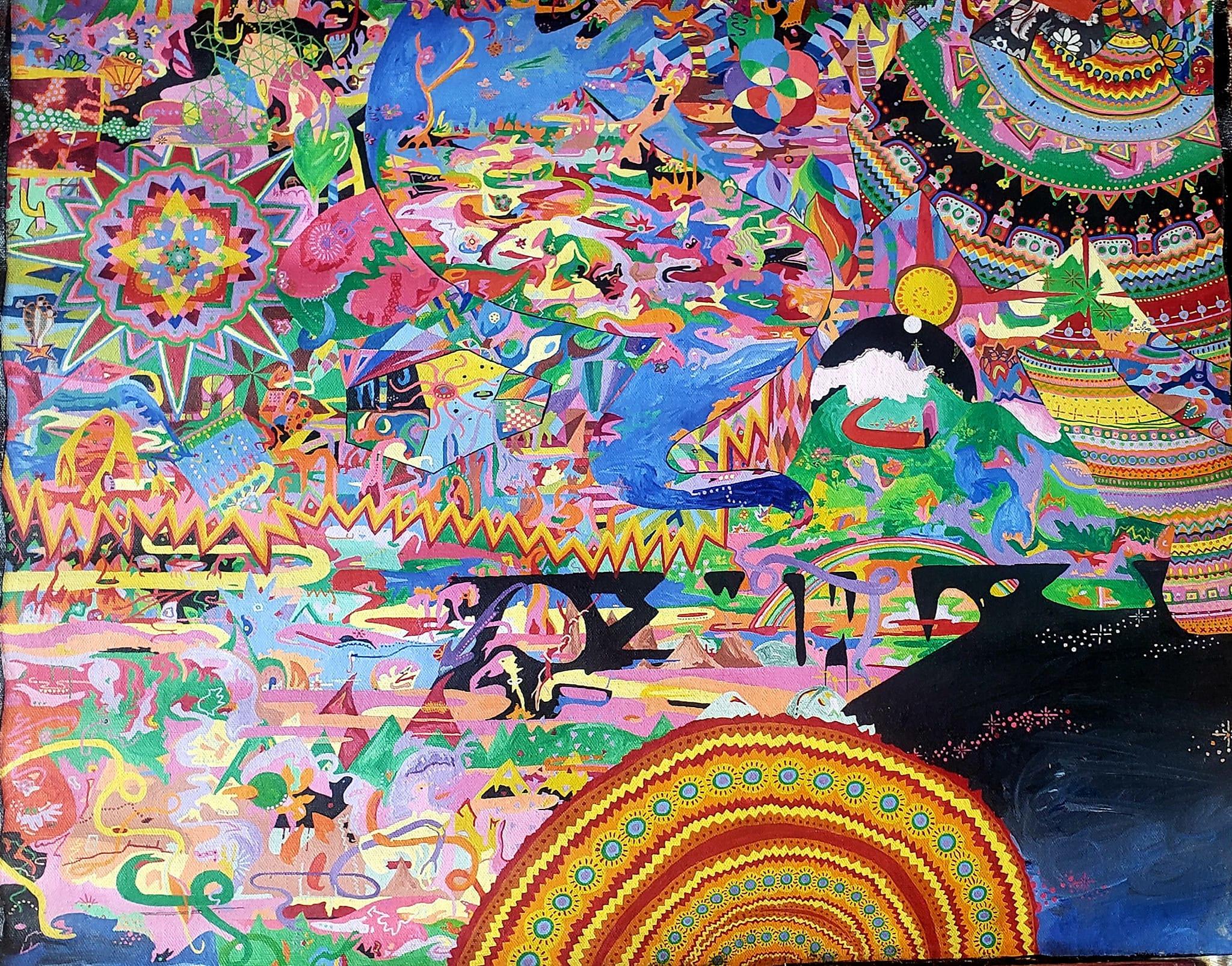 Land of Nod - panel 2 - Hand Painted