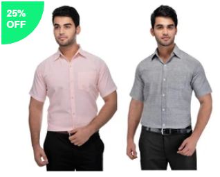 Buy formal cotton shirts for mens full sleeves in India