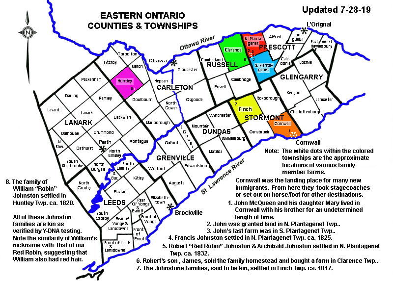 Map - Eastern Ontario Counties