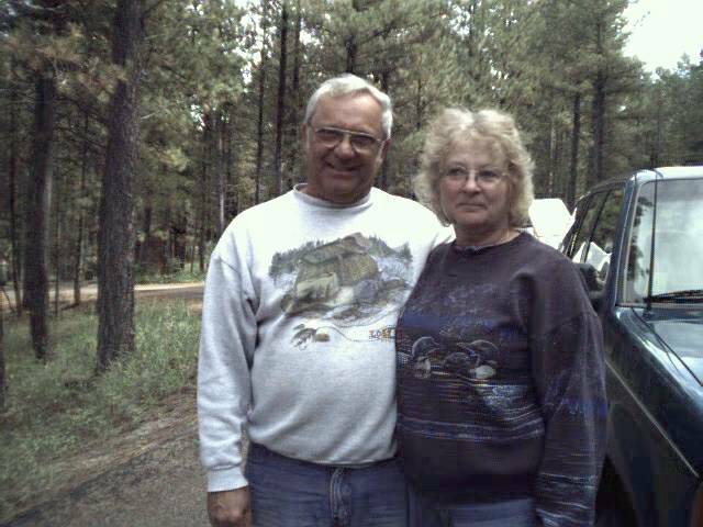 Couple who gave us fresh trout at Campground