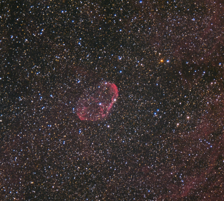 NGC 6888 Crescent Nebel