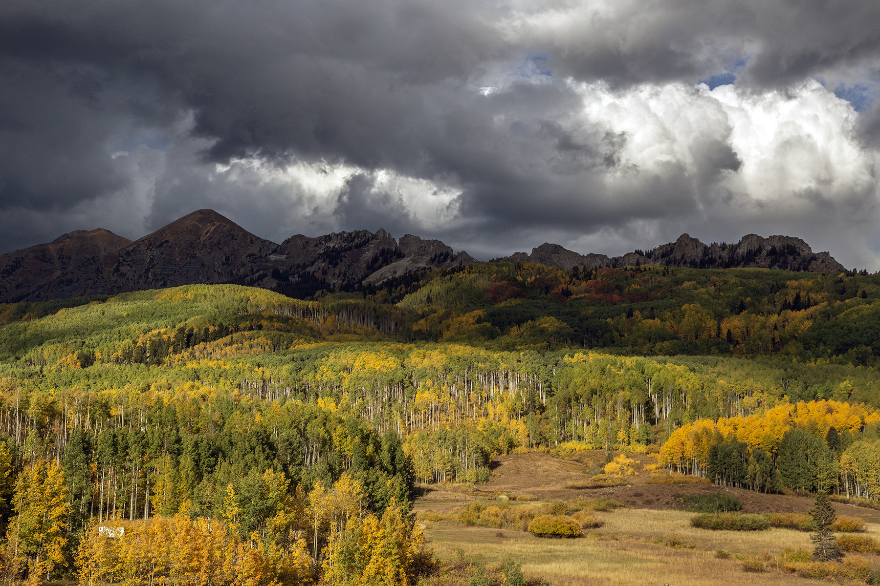 Approaching Storm Over Kebler Pass, Colorado