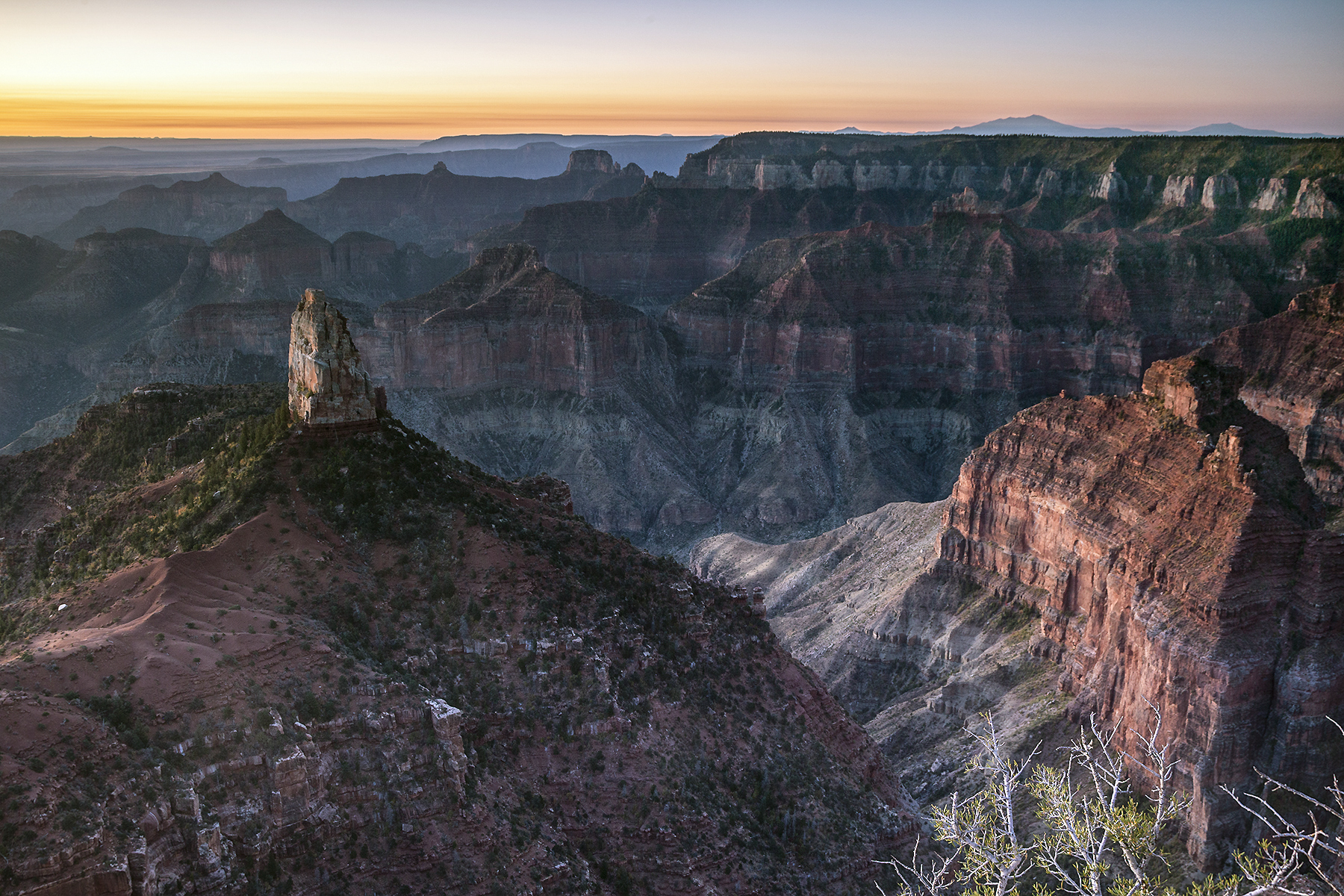 Sunrise At Imperial Point-North Rim Of The Grand Canyon, Arizona