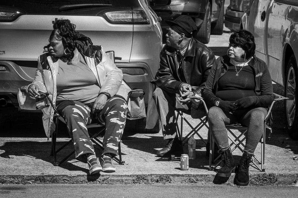 Waiting for the Parade