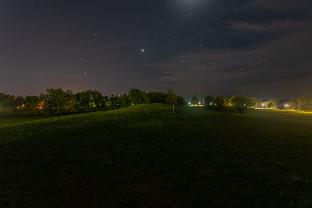 Zwicks Park East at night 2020 August 13