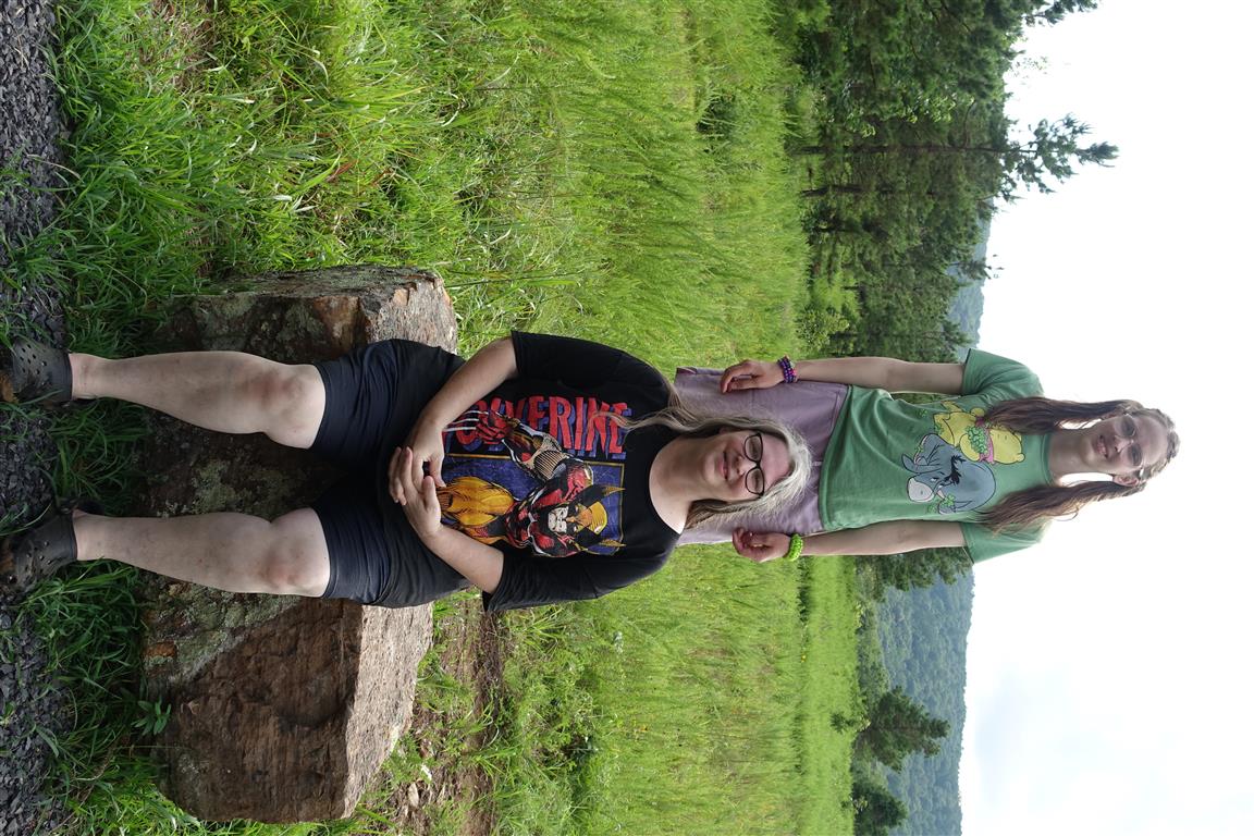 Helen and Mommy at Archey Fork