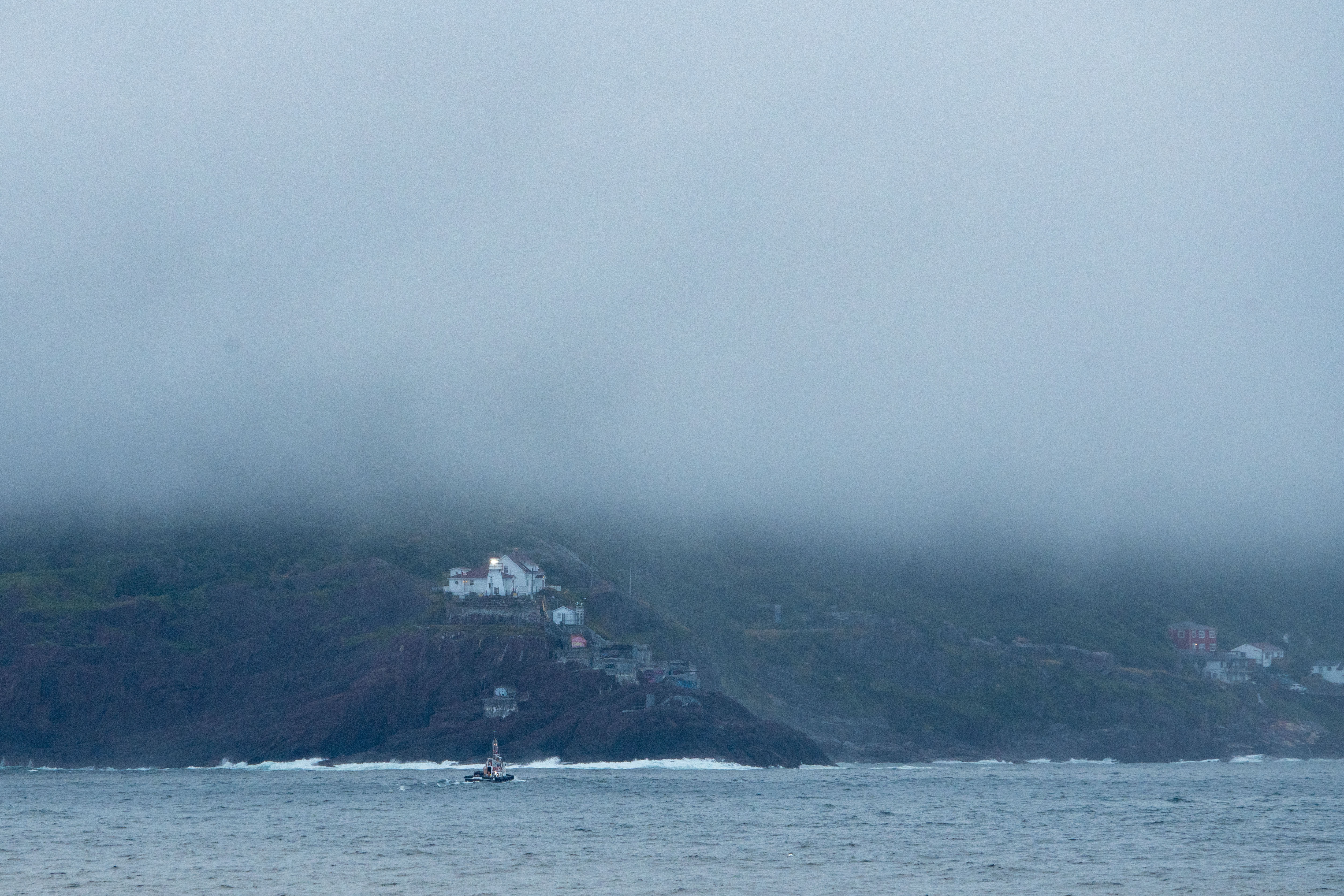 Hazy Harbor Lighthouse