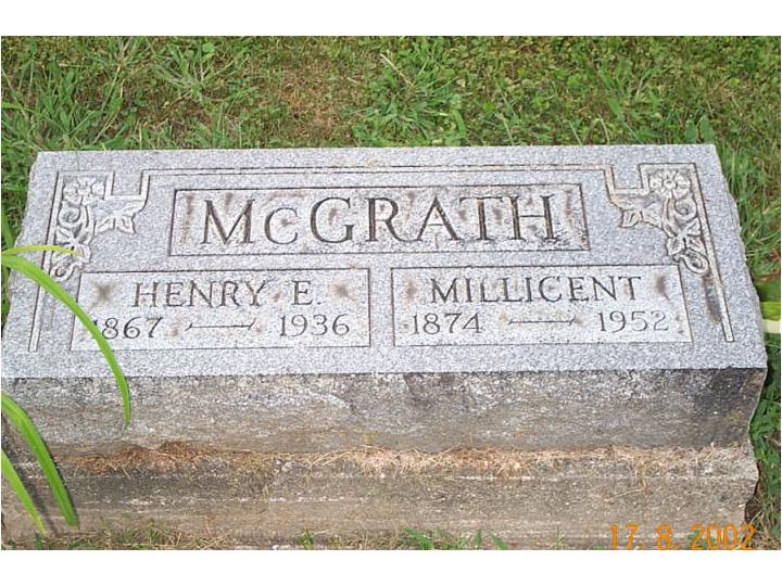 Henry and Millicent grave marker.JPG