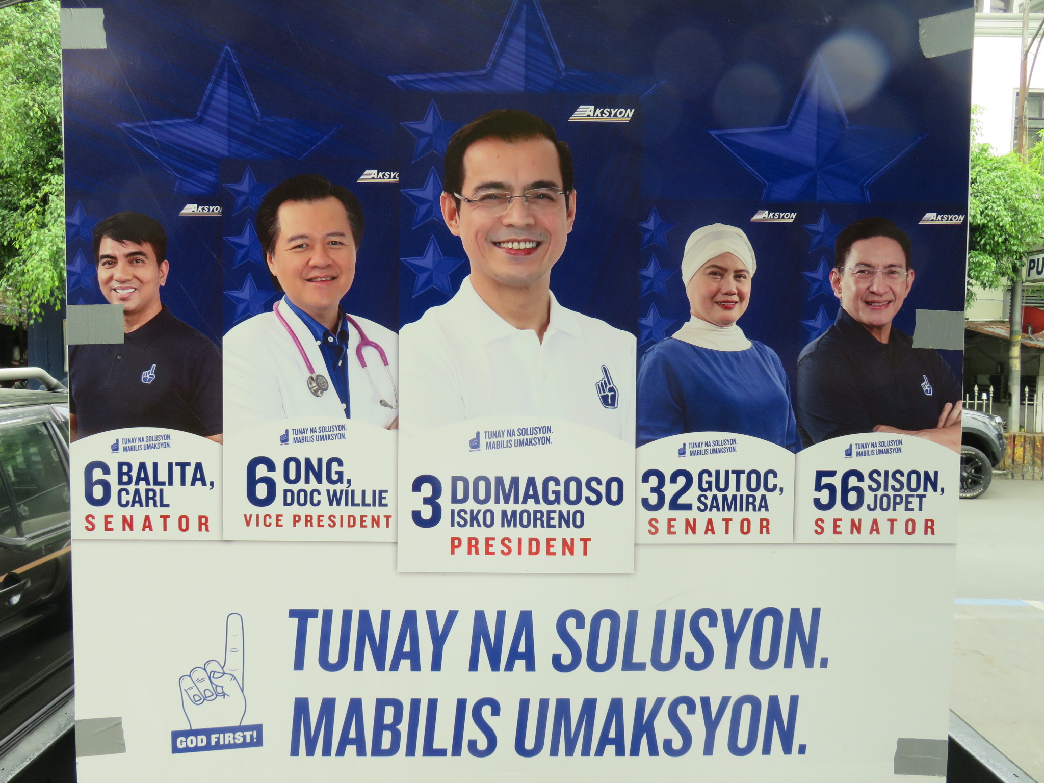 2022 Philippine election poster