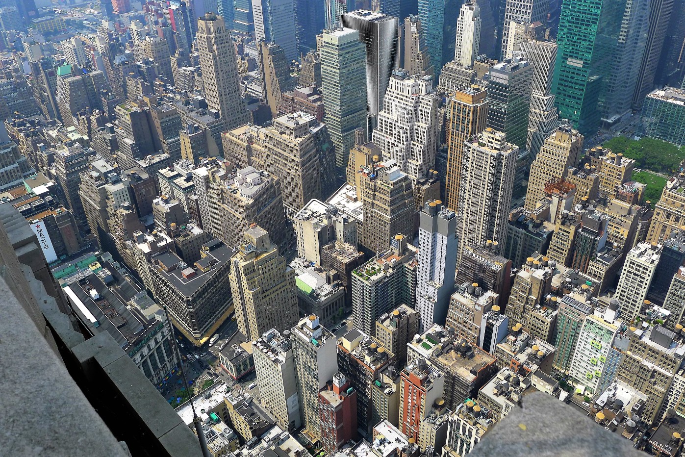Viewing from the edge