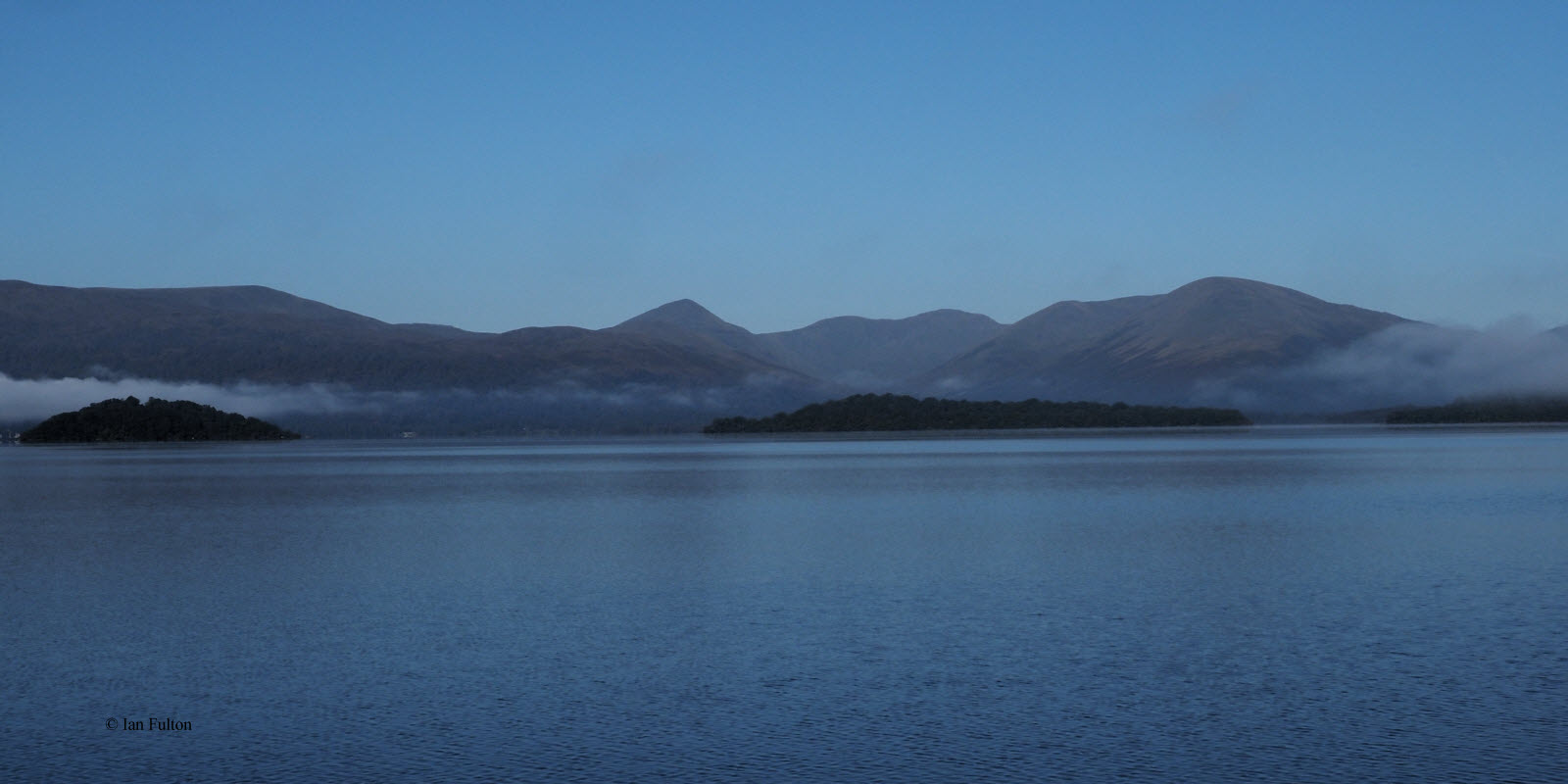 Net Bay and the Glen Luss hills, RSPB Loch Lomond