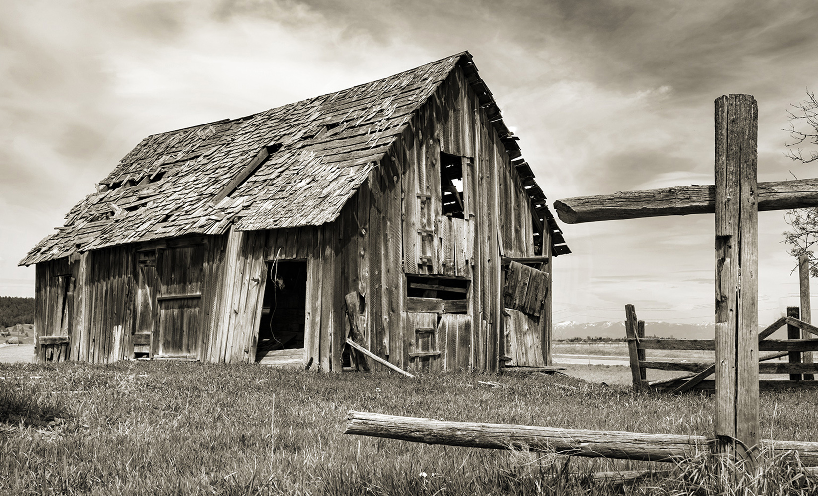 Posts And Barn
