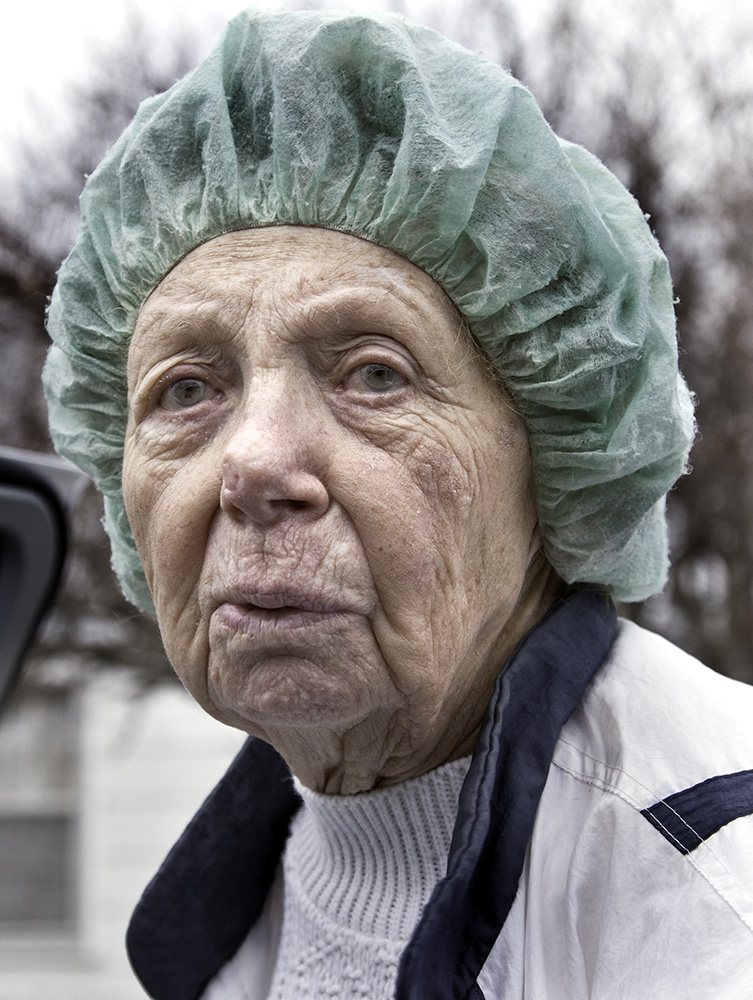 Suspicious woman