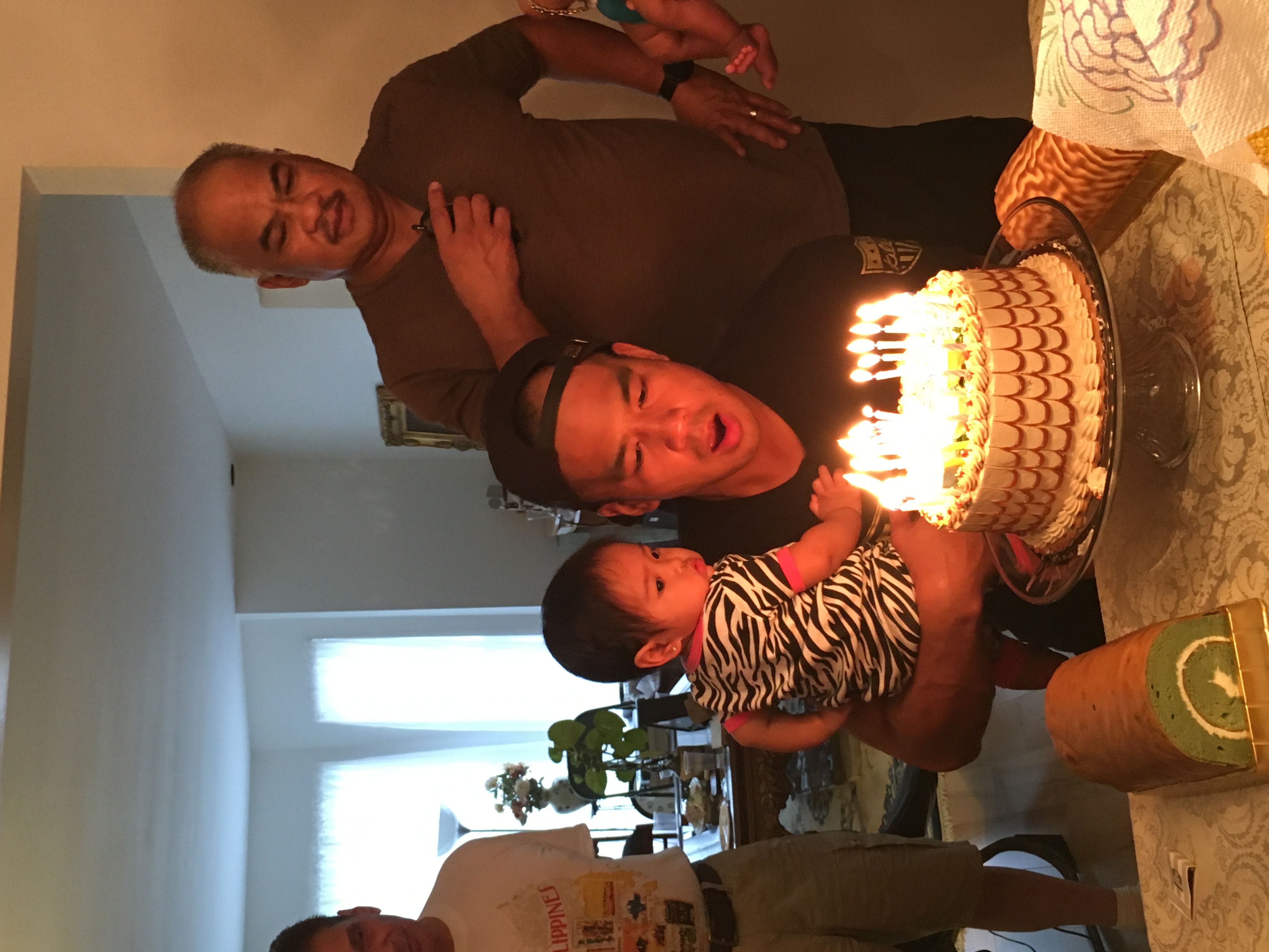 Ninong Chris Birthday with Mya