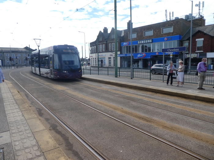Bombardier Flexity2 006 @ Cleveleys Heading to Fleetwood Ferry