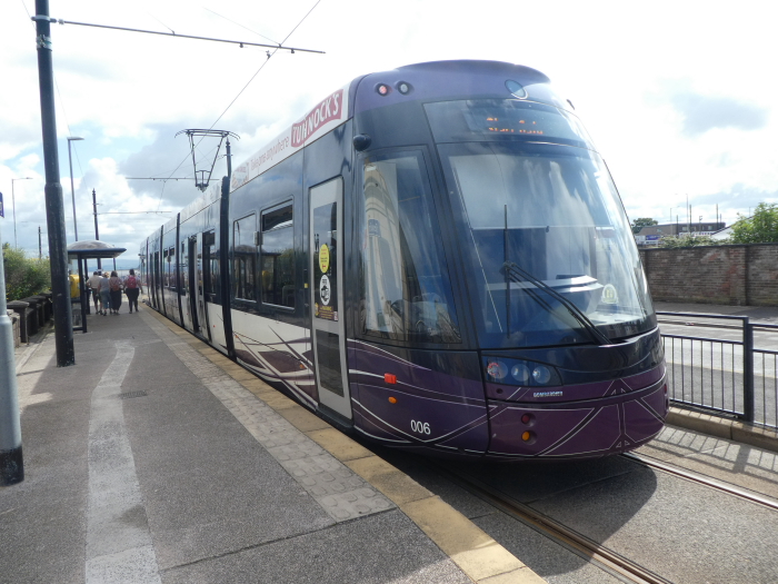 Bombardier Flexity2 006 @ Fleetwood Ferry Terminus