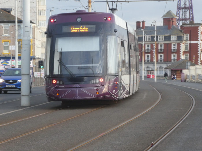 Bombardier Flexity2 017 @ North Shore Heading to Fleetwood Ferry