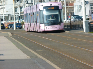 Bombardier Flexity2 003 Pleasant Street heading to Star gate