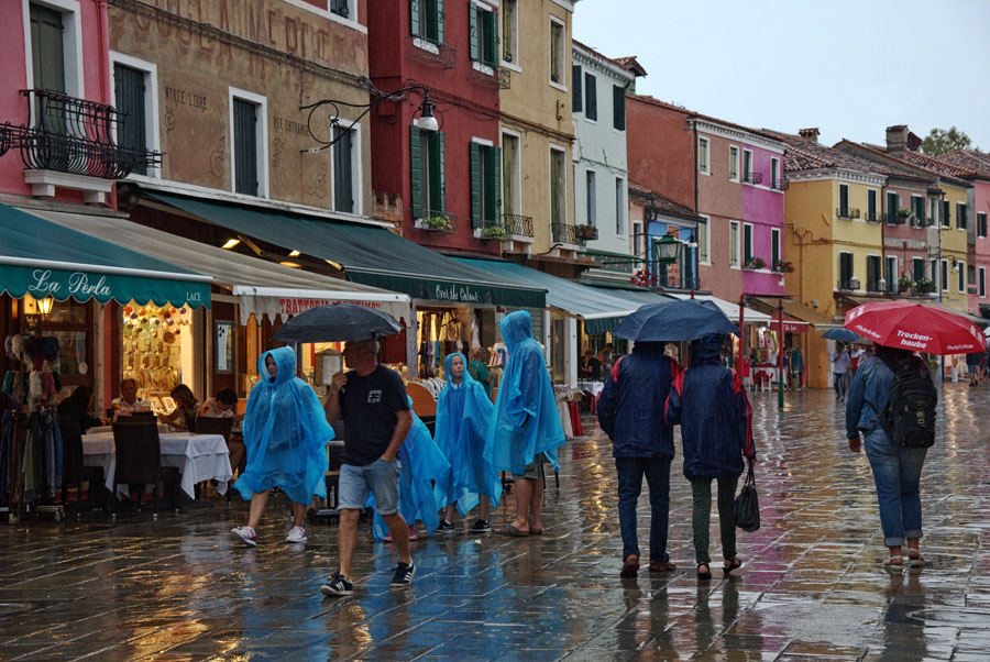 The Rain in Burano