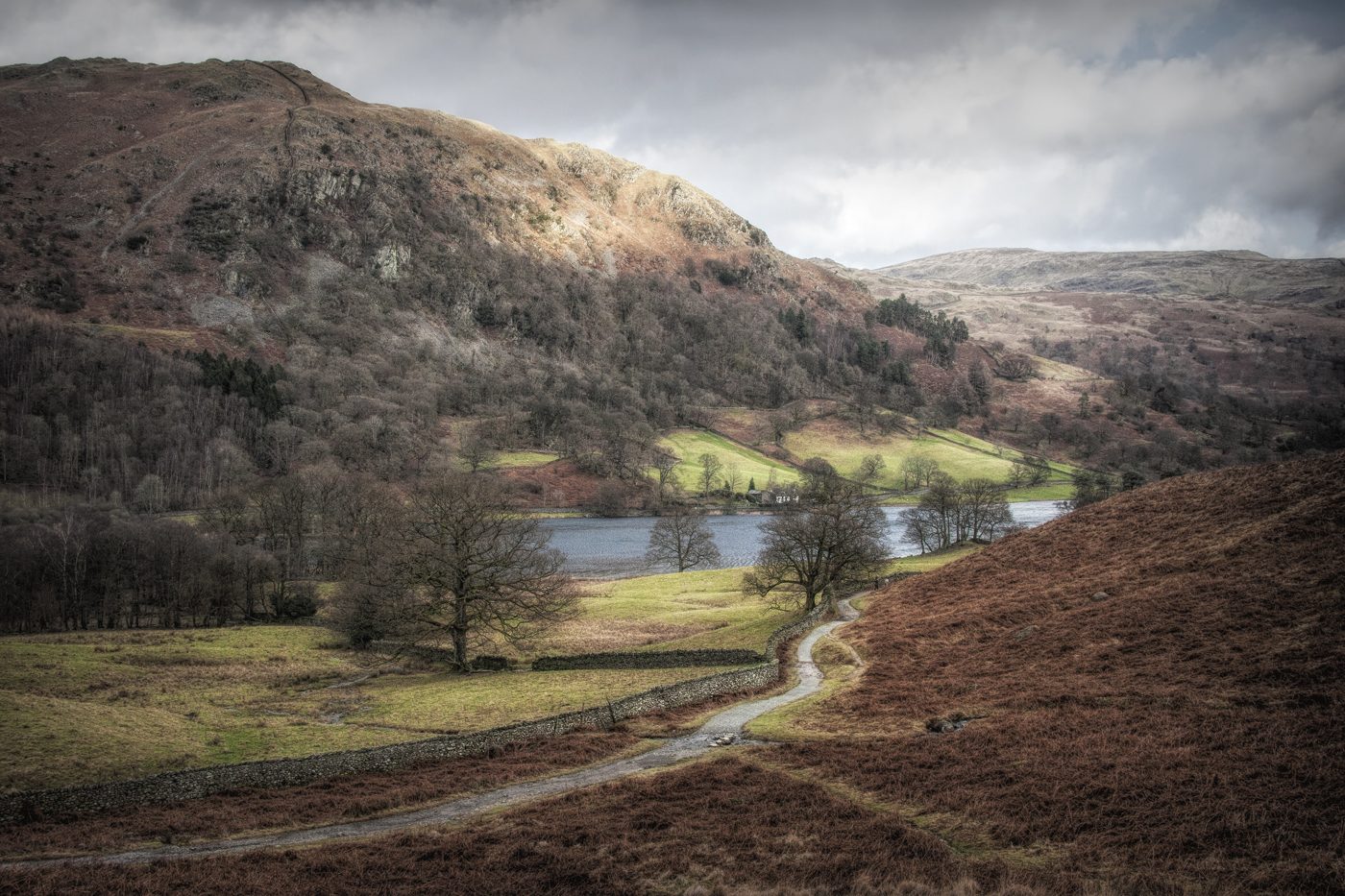 Path down to Rydal Water.