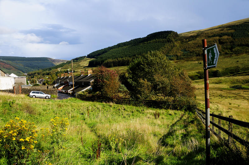 From home to the Bwlch mountain