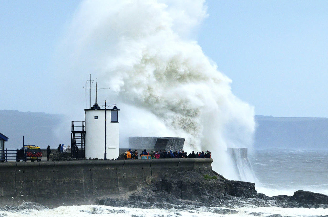 Summer storm, Porthcawl August 2016