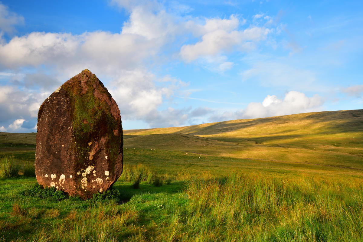 Maen Llia Monolith.