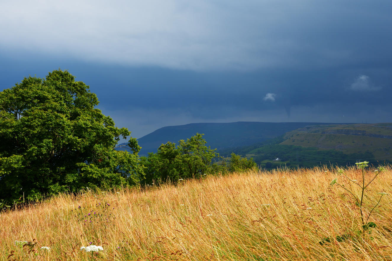 Funnel cloud over the Blorenge.