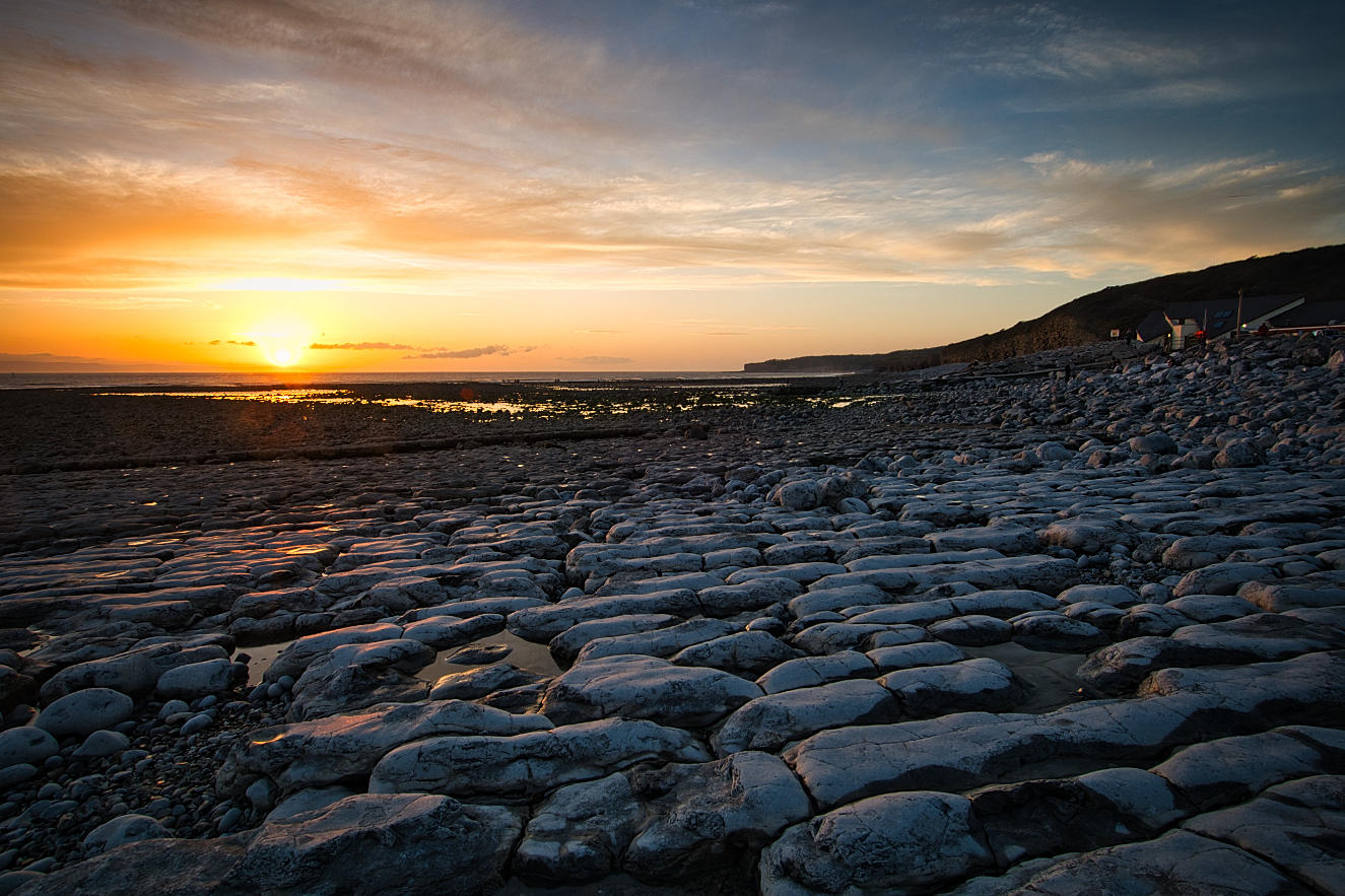 Sunset Llantwit Major.