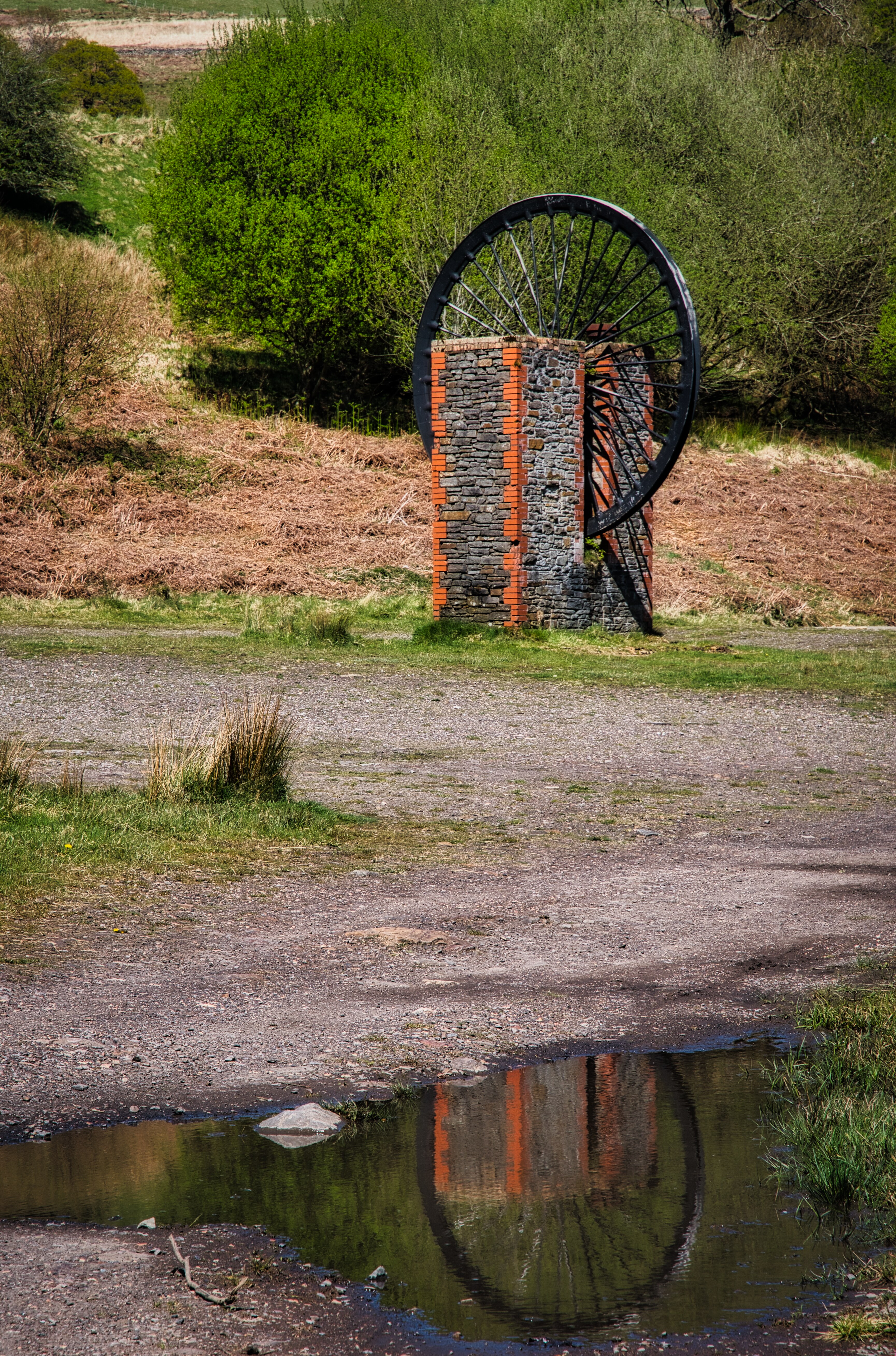 Bwllfa reflection.