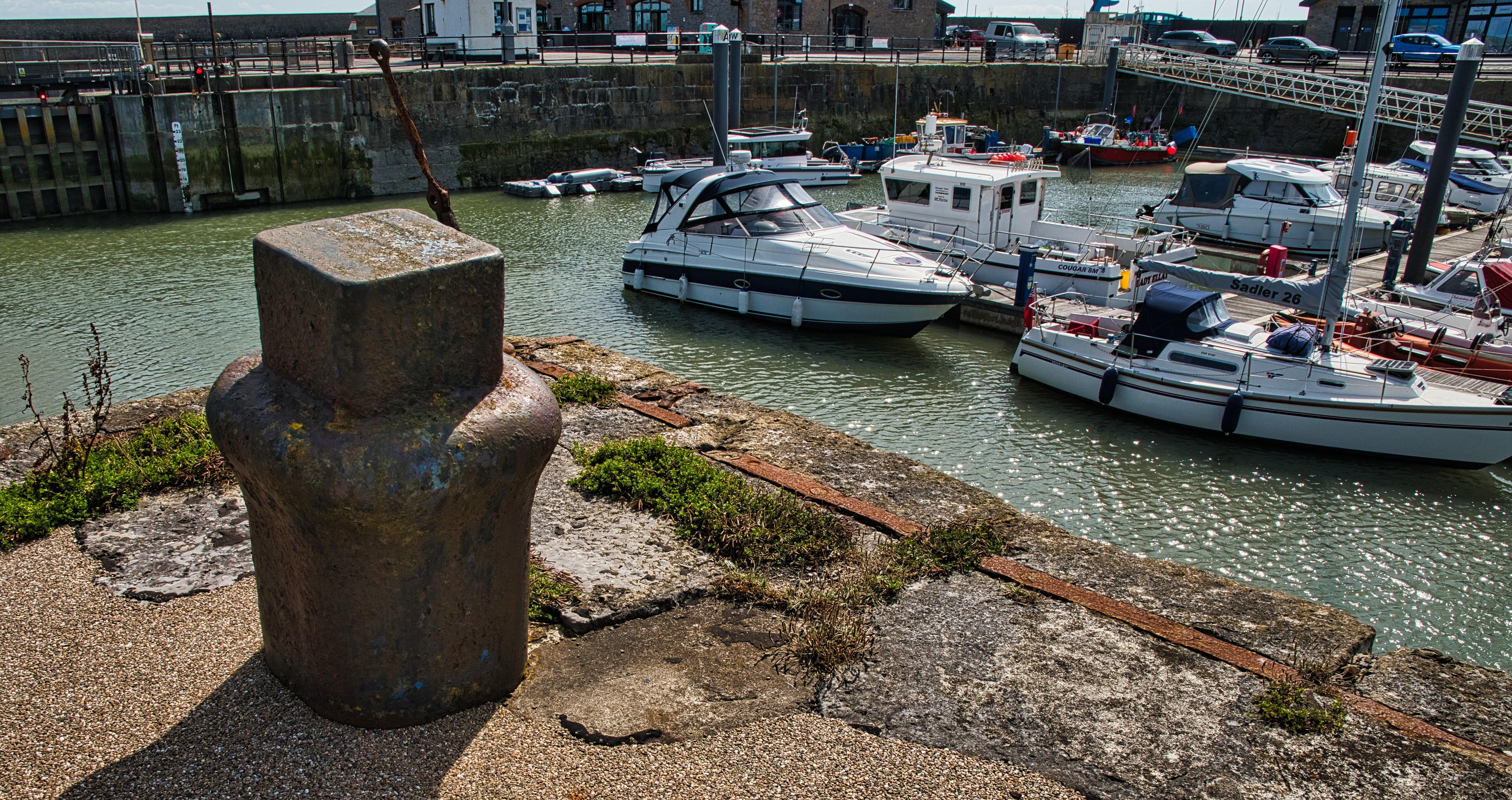 Mooring for when the boats were bigger.