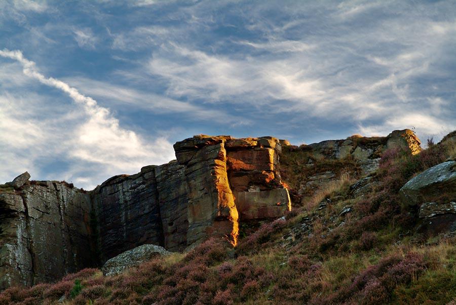 Evening sun on Cefn Glas