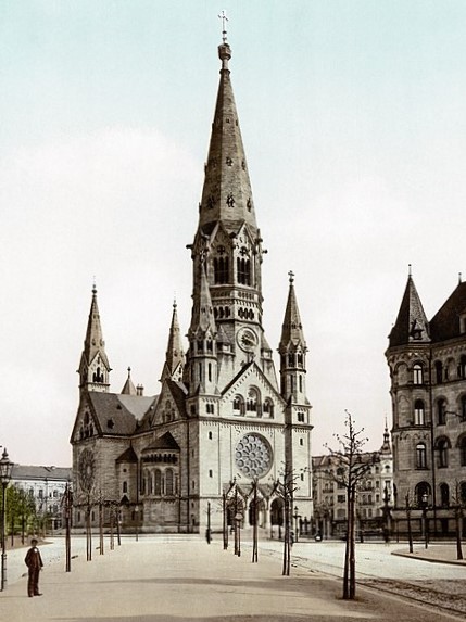 For reference, the church as it was around 1900